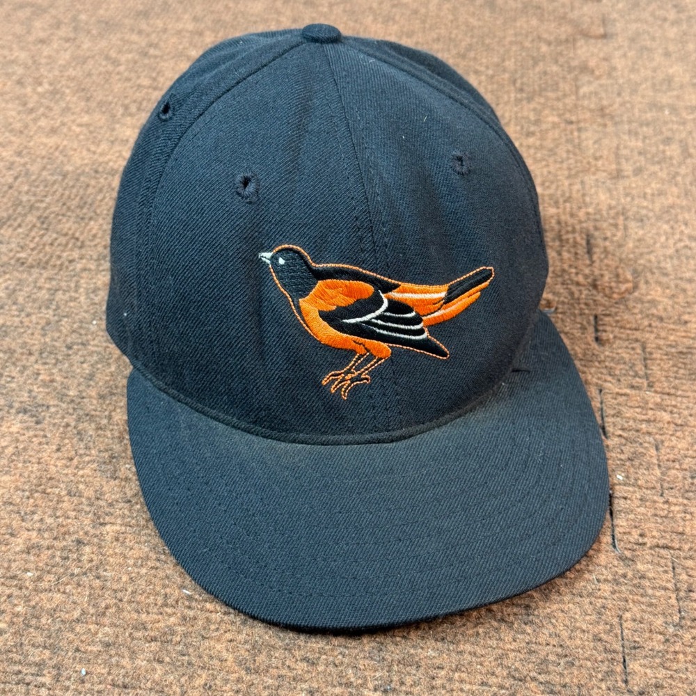 Vintage Baltimore Orioles New Era 5950 Diamond Collection Hat 7 1/8 Wool USA
